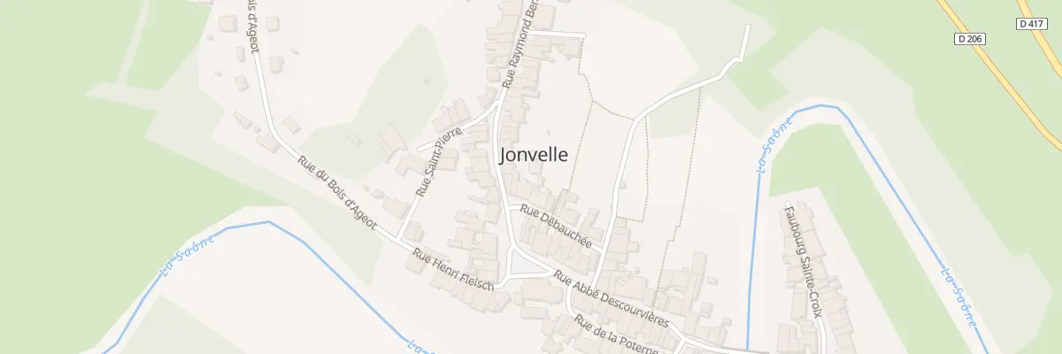 Plan du 1 Rue Debauchee à Jonvelle