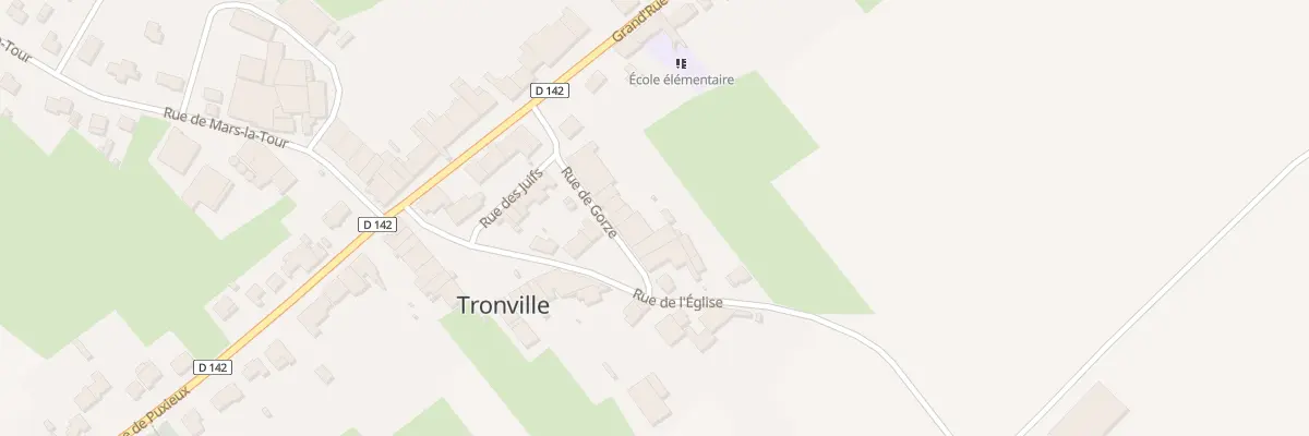 Plan du 11 Rue de Gorze à Tronville