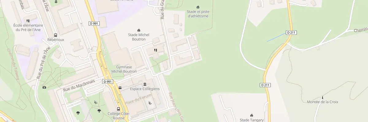 Plan du 166 Rue du Grand Champ à Chambéry
