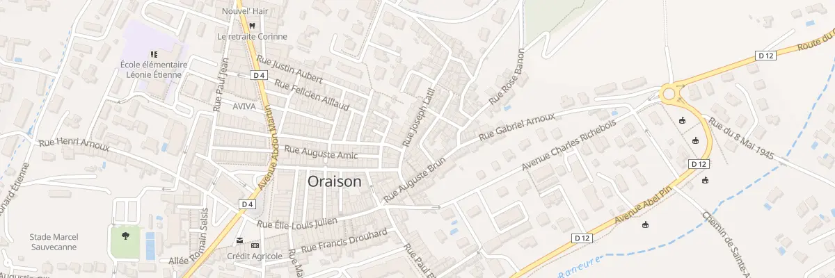 Plan du 7191 Rue Joseph Latil à Oraison