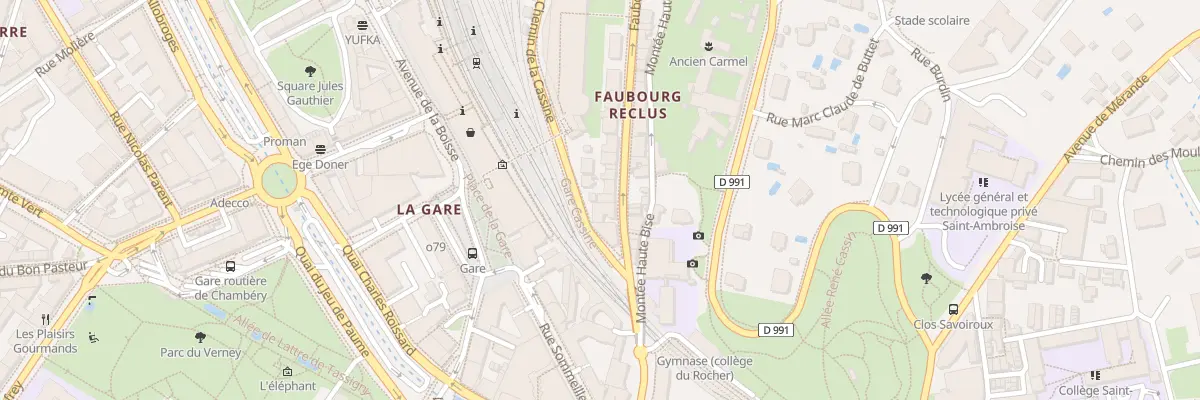 Plan du 60 Che de la Cassine à Chambéry