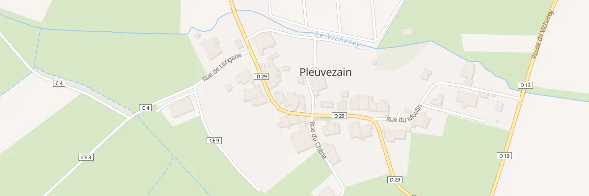 Plan du 12 Gr Grande Rue à Pleuvezain
