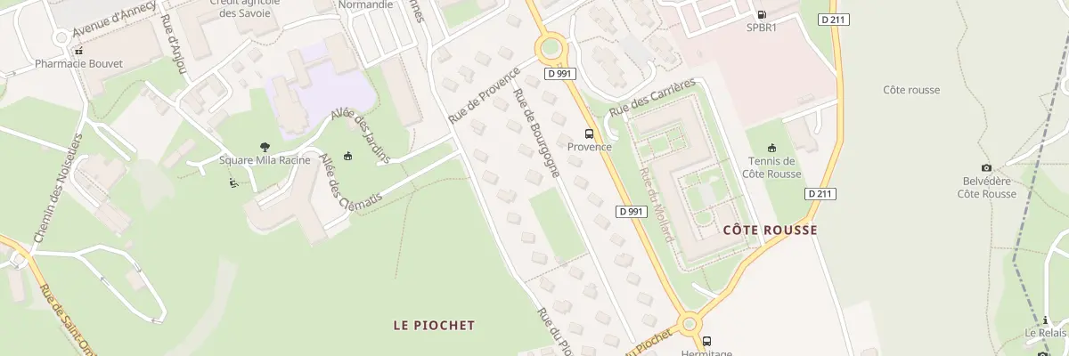 Plan du 11 Rue de Bourgogne à Chambéry