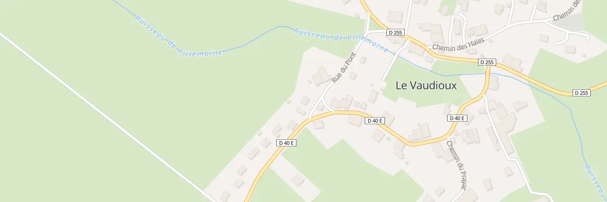 Plan du 1 Rue du Pont au Vaudioux