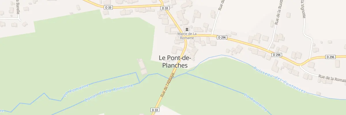 Plan du 8 Rue de l’Abbaye à La Romaine