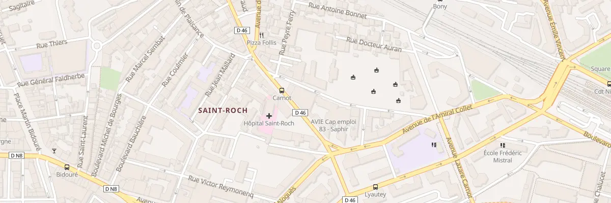 Plan du 221 Rue Henri Vienne à Toulon