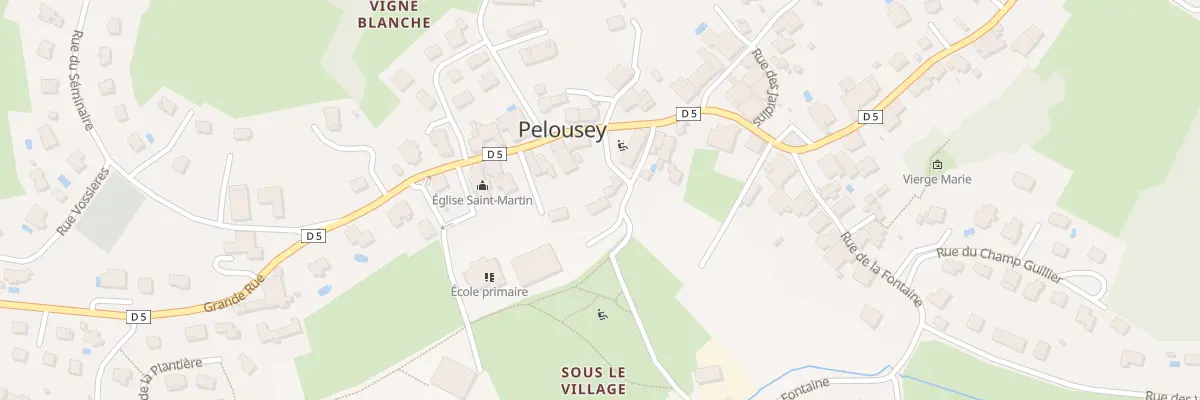 Plan du 30 Rue Grande Rue à Pelousey