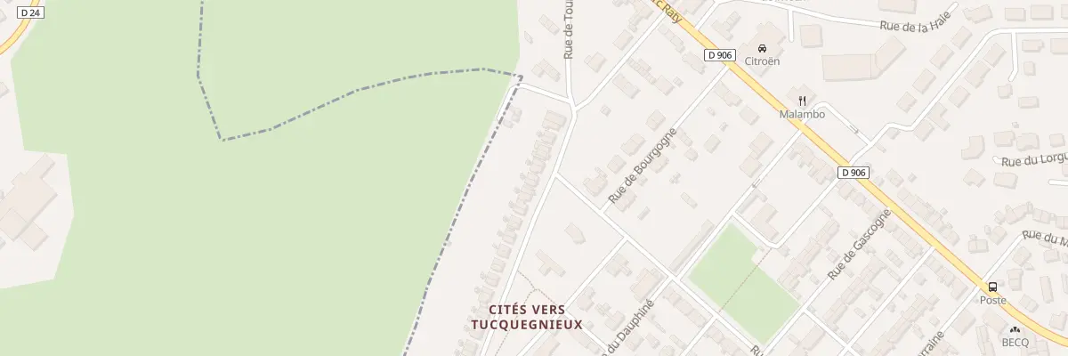 Plan du 36 Rue d’Alsace à Trieux