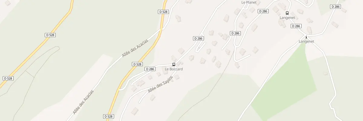 Plan du 2 Au Boccard à Froges