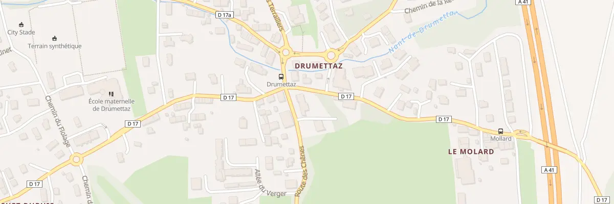 Plan du 41 Rte des Chênes à Drumettaz-Clarafond