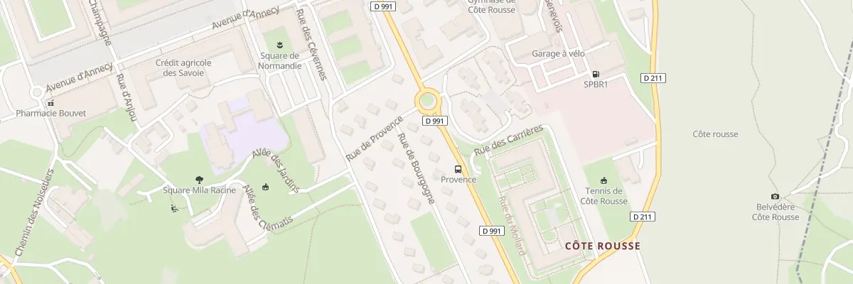 Plan du 24 Rue de Bourgogne à Chambéry