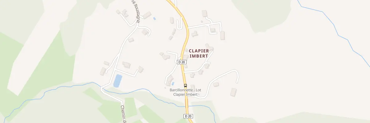 Plan du 5111 Clapier Imbert à Barcillonnette