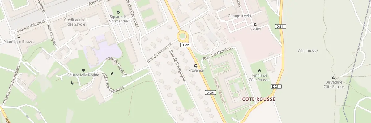 Plan du 22 Rue de Bourgogne à Chambéry