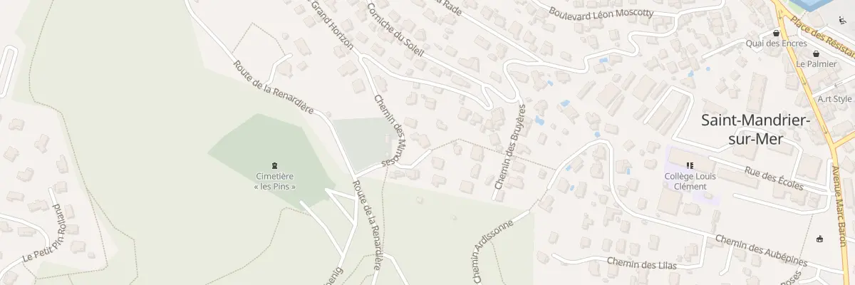 Plan du 43 Che des Mimosas à Saint-Mandrier-sur-Mer