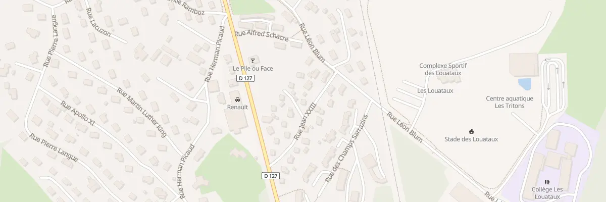 Plan du 4 Rue Jean XXIII à Champagnole