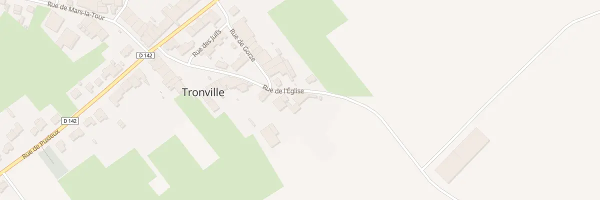 Plan du 12 Rue de Gorze à Tronville