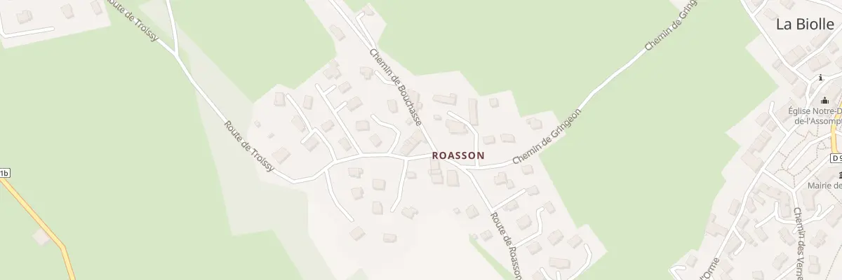 Plan du 3 Che Bouchasse à La Biolle