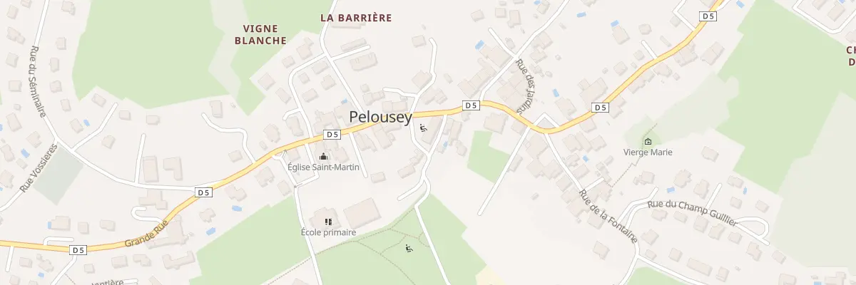 Plan du 24 Rue Grande Rue à Pelousey