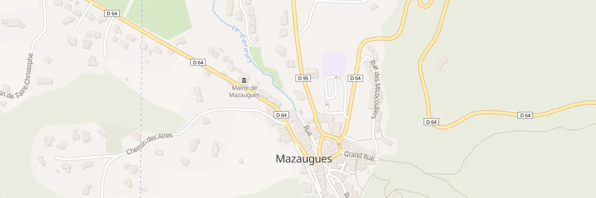Plan du 35 Av de la Republique à Mazaugues
