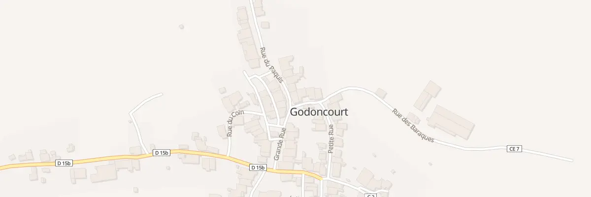 Plan du 12 Rue du Paquis à Godoncourt