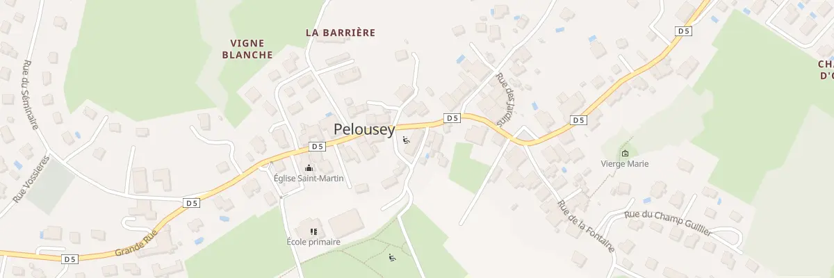 Plan du 28A Rue Grande Rue à Pelousey