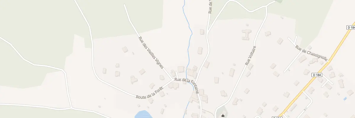 Plan du 2 Rue de Revers Mat à Montboillon