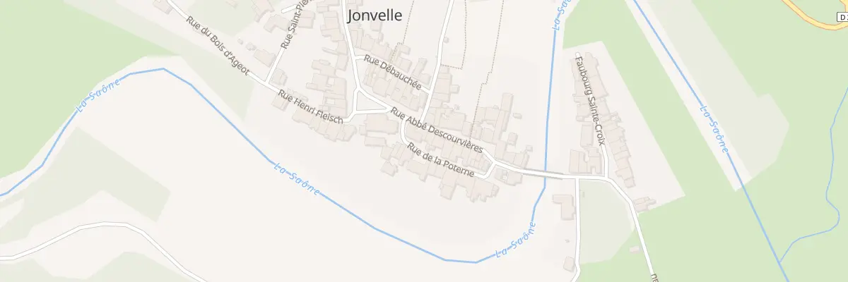 Plan du 2 Rue Abbe Descourvieres à Jonvelle