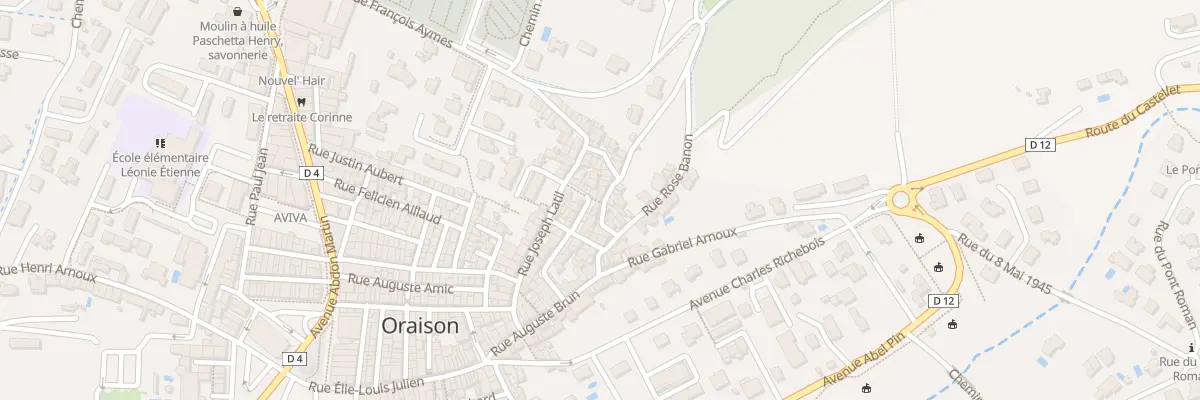 Plan du 5693 Rue Ernest Disdier à Oraison