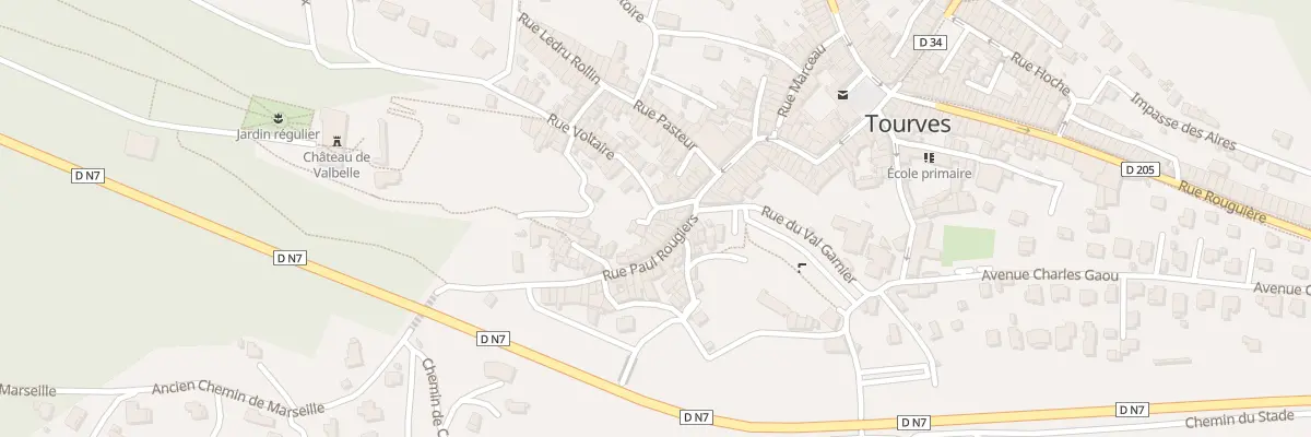 Plan du 9 Rue de la Tour à Tourves