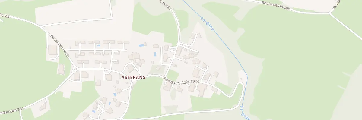 Plan du 92 Rte des Poses à Farges