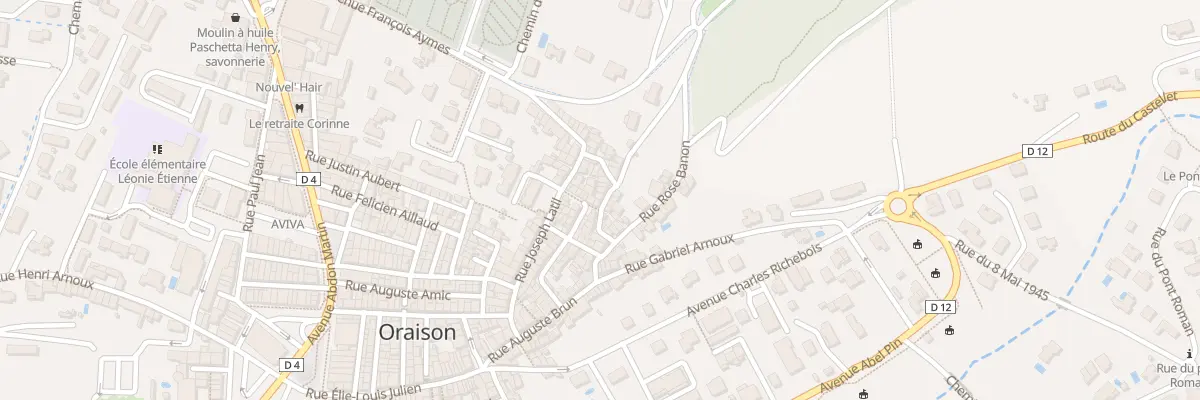 Plan du 2 Rue Ernest Disdier à Oraison