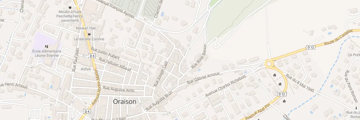 Plan du 10 Rue Ernest Disdier à Oraison