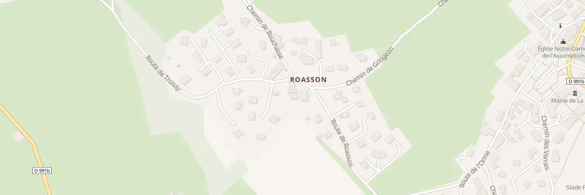 Plan du 17 Rte de Troissy à La Biolle