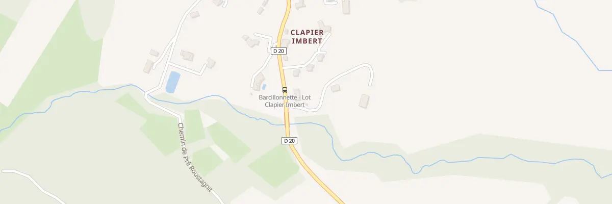 Plan du 5115 Clapier Imbert à Barcillonnette