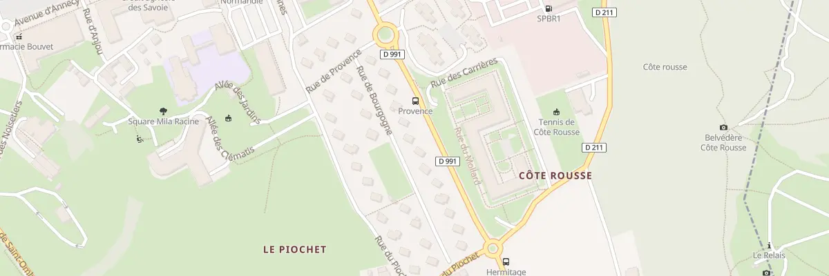 Plan du 16 Rue de Bourgogne à Chambéry
