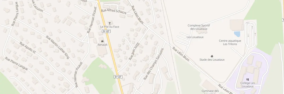 Plan du 3 Rue Jean XXIII à Champagnole