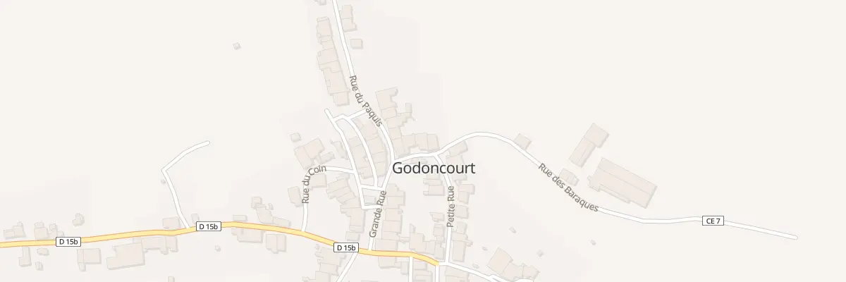 Plan du 136 Ptr Petite Rue à Godoncourt
