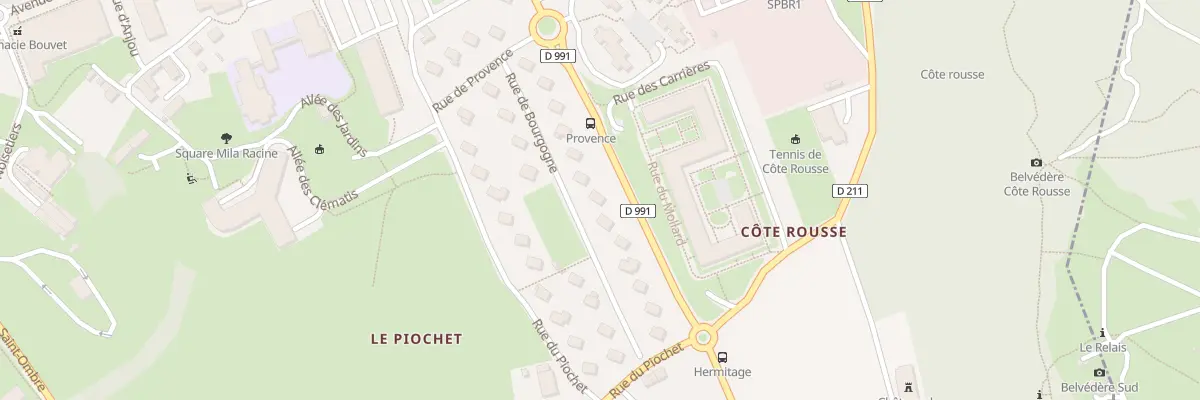 Plan du 14 Rue de Bourgogne à Chambéry