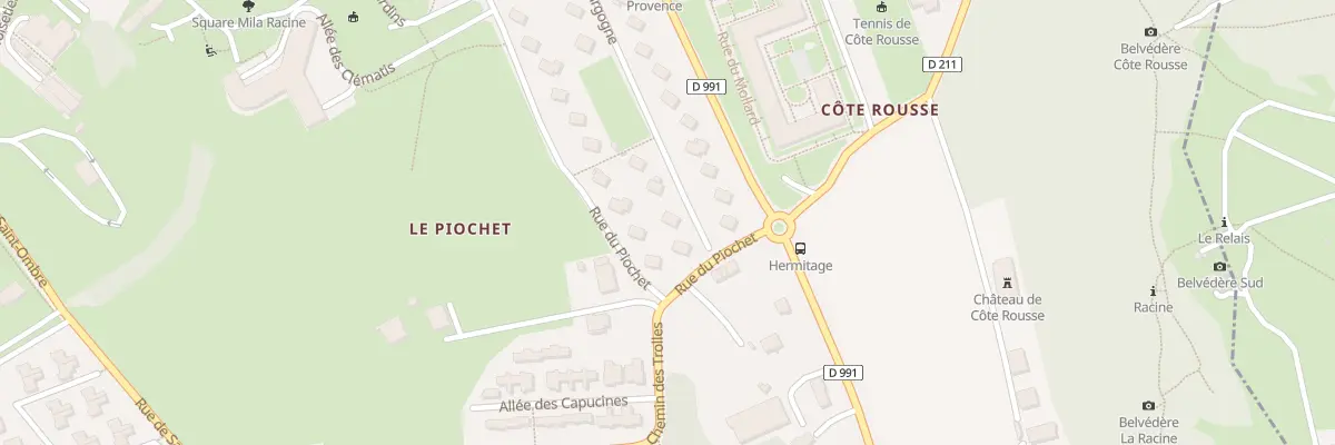 Plan du 3 Rue de Bourgogne à Chambéry