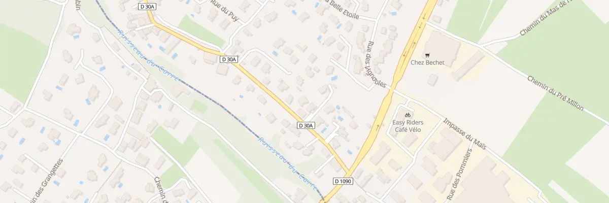 Plan du 160 Rue du Château à La Terrasse