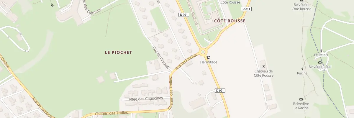 Plan du 1 Rue de Bourgogne à Chambéry