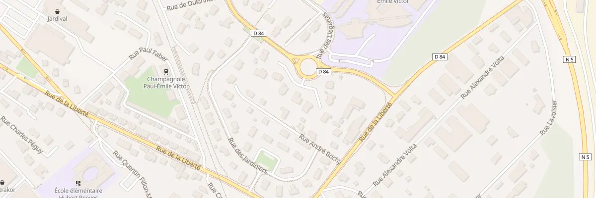 Plan du 10 Rue En Gratteloup à Champagnole