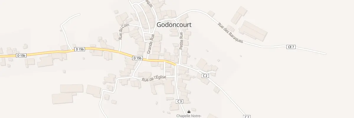 Plan du 69 Rue Haute à Godoncourt