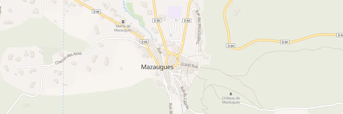 Plan du 5127 Le Village à Mazaugues