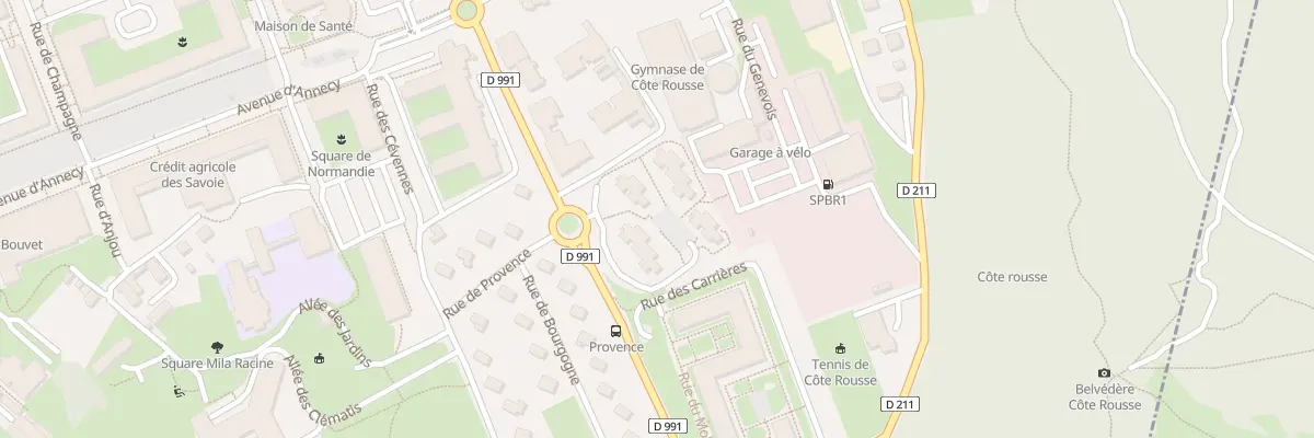 Plan du 49 Rue Mte du Roussillon à Chambéry