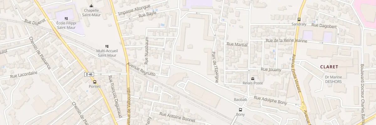 Plan du 160 Rue Amiral Emeriau à Toulon