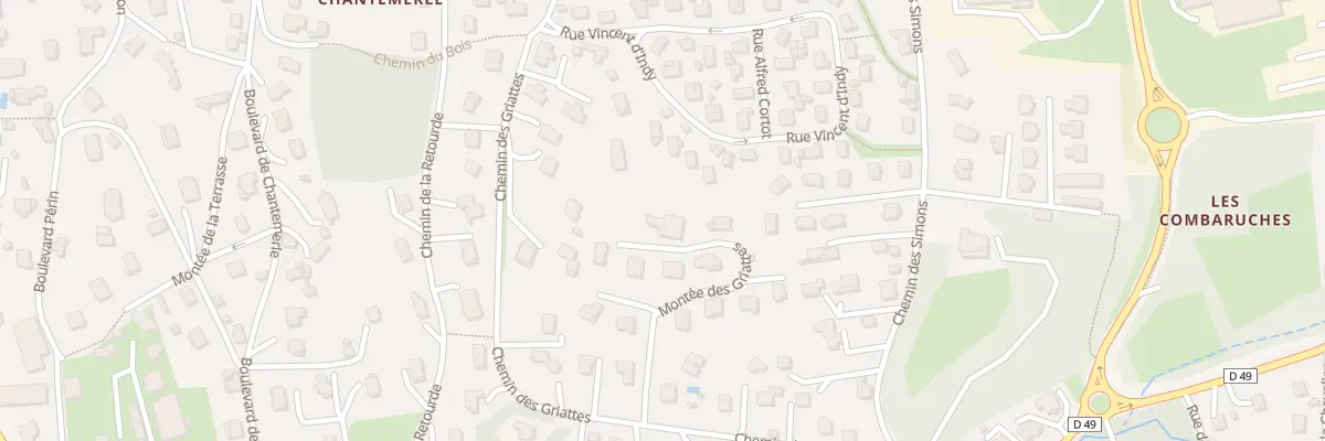 Plan du 18 Mte des Griattes à Aix-les-Bains