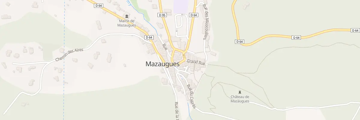 Plan du 5132 Pl Max Dormoy à Mazaugues