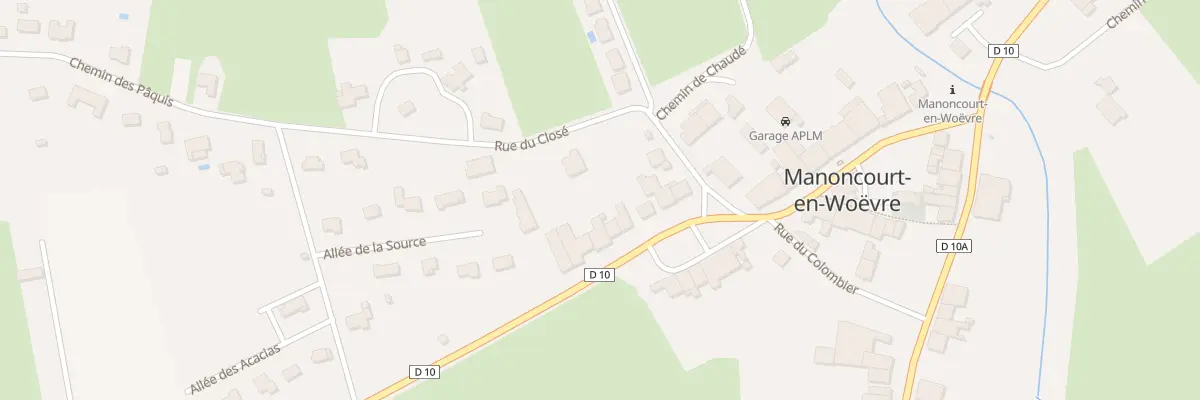 Plan du 54 Pl des Marronniers à Manoncourt-en-Woëvre