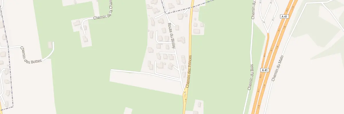 Plan du 1237 Rte du Biolay à Drumettaz-Clarafond